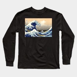 Hokusai - the great wave of kanagawa Japanese art Long Sleeve T-Shirt